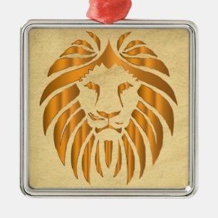 Lion Metal Ornament Aus Metall