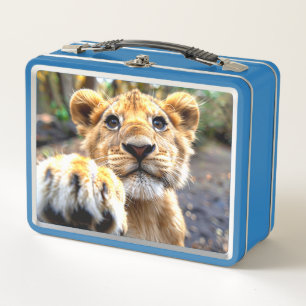 Lion Metall Brotdose