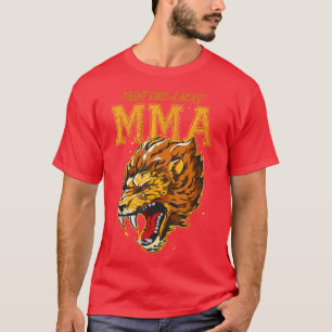Lion Mied Martial Arts Mixed Martial Arts Motivati T-Shirt