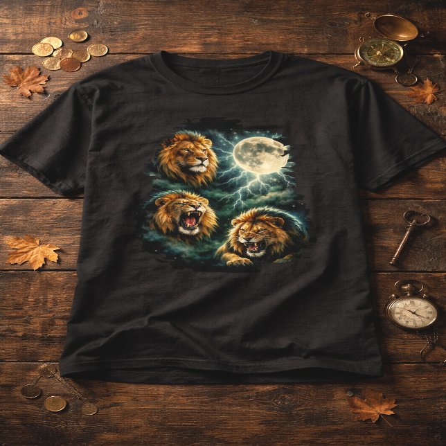 Lion Moon T-Shirt (Von Creator hochgeladen)