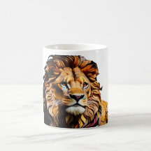 Lion Mosaic Tasse Design