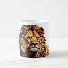 Lion Mosaic Tasse Design
