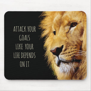 Lion Motivation Mousepad