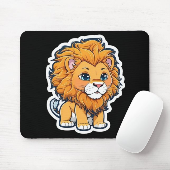 Lion Mousepad (Mit Mouse)