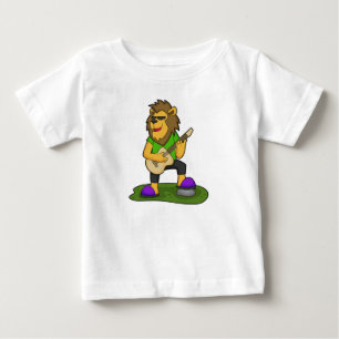 Lion Musician Gitarre Baby T-shirt
