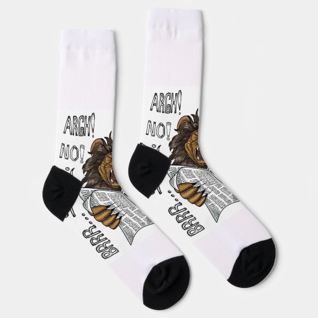 Lion News Socks Socken (Rechts)