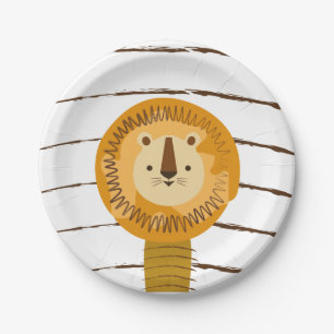 Lion Niedlich Cartoon Kids Baby Pappteller