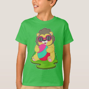 Lion Oaster Easter egg Sonnenbrille T-Shirt