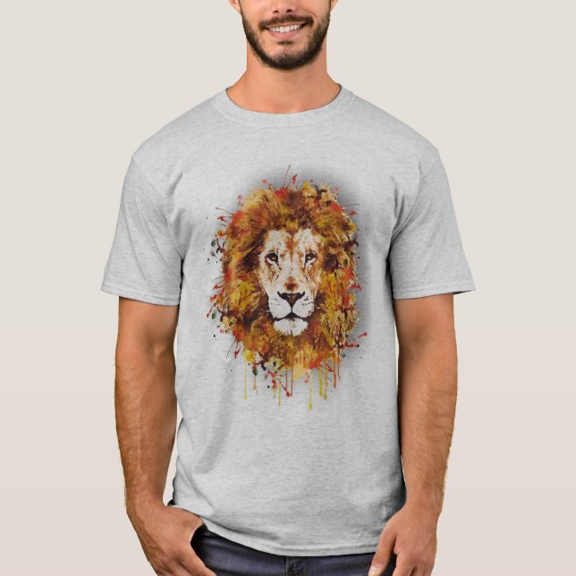 Lion of Judah - African Art - Reggae Roots Shirt (Vorderseite)