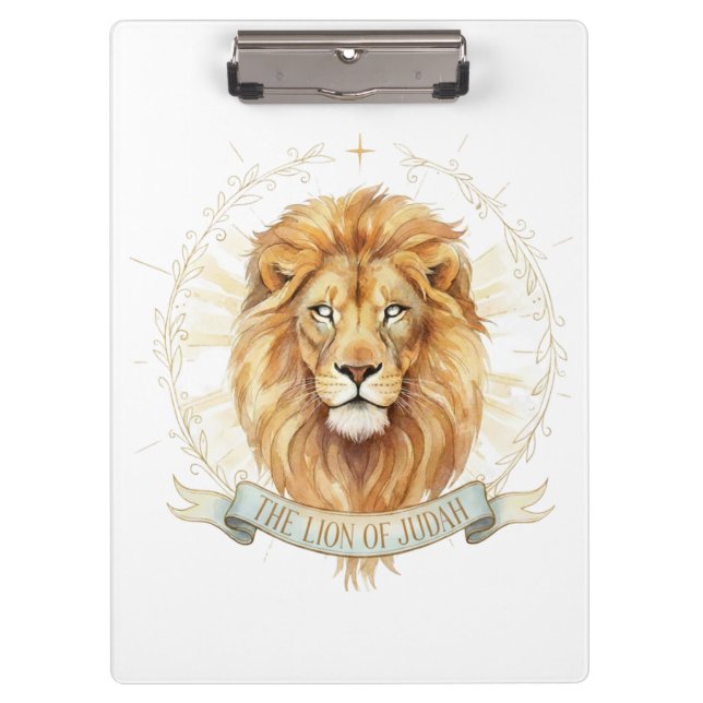 Lion of Judah Christian Clipboard  Klemmbrett (Vorderseite)