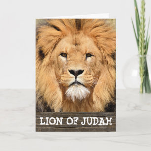 LION OF JUDAH CHRISTLICH ART KARTE