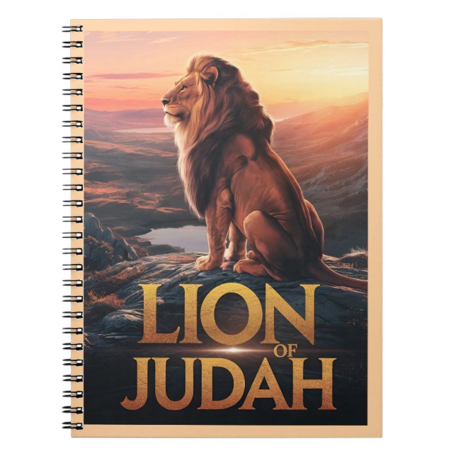 Lion of Judah - Faith-Notebook Notizblock (Vorderseite)