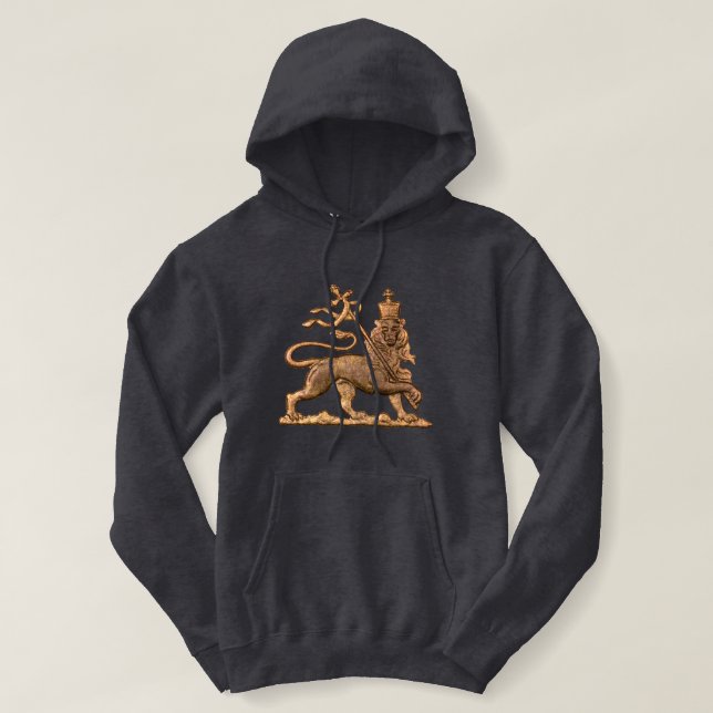 Lion of Judah - Haile Selassie - Jah Girls Hoodie (Design vorne)