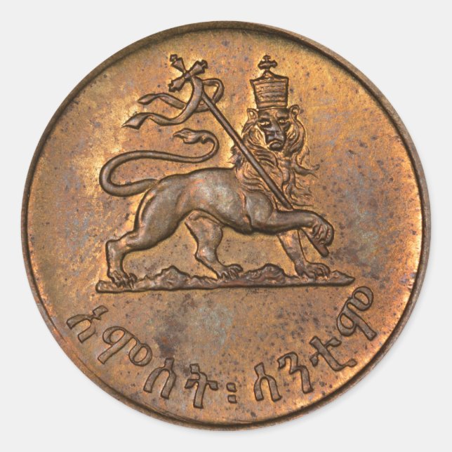Lion of Judah - Haile Selassie - Rastafari Sticker (Vorderseite)