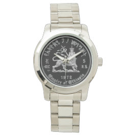 Lion of Judah - Haile Selassie - Rastafari Watch A Armbanduhr