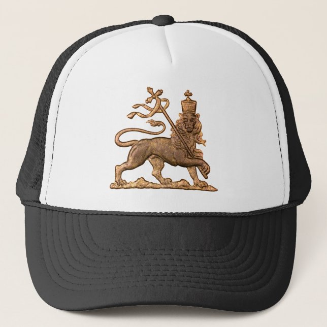 Lion of Judah - Haile Selassie - Trucker Cap Truckerkappe (Vorderseite)