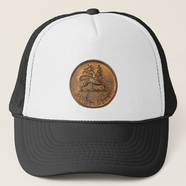 Lion of Judah - Haile Selassie - Trucker Cap Truckerkappe (Vorderseite)
