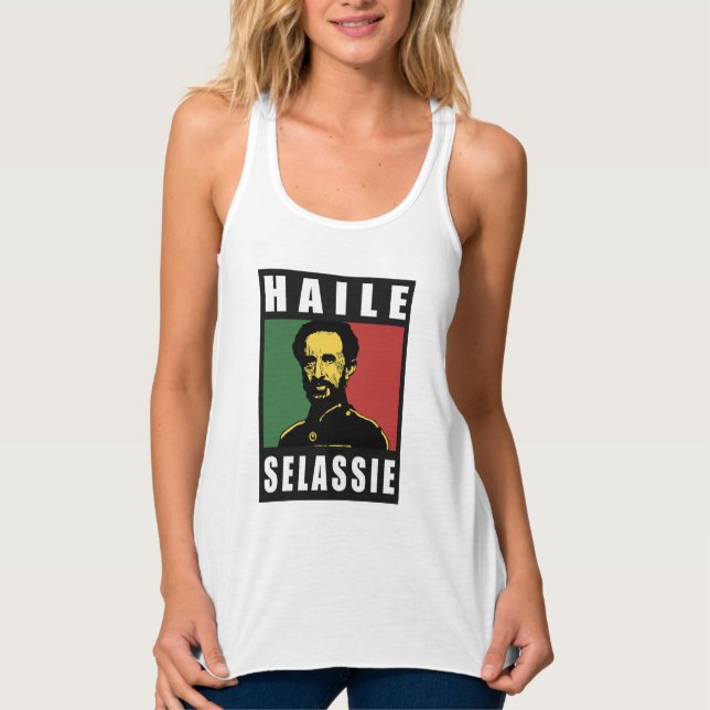 Lion of Judah - Jah Army Haile Selassie - Tank Top (Vorderseite)
