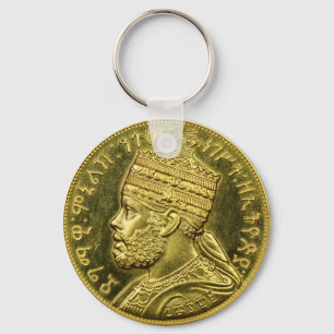 Lion of Judah Jah Army Menelik II Rasta Roots Schlüsselanhänger