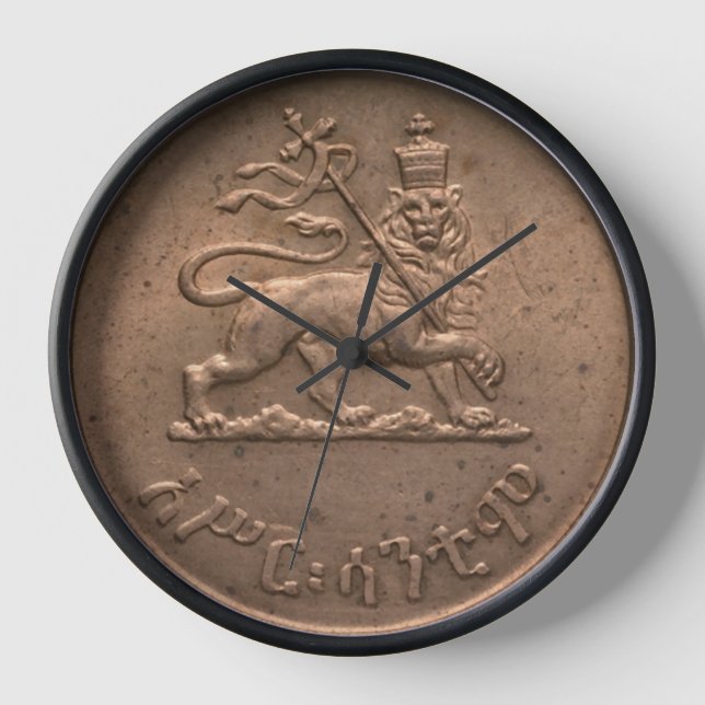 Lion of Judah Jah Rastafari Rasta Reggae Roots Uhr (Vorderseite)