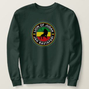 Lion of Judah Jah Rastafari Rasta Roots Sweater Sweatshirt