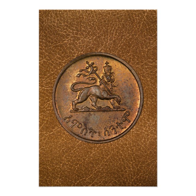 Lion of Judah Jah Rastafari Reggae Roots Poster (Vorderseite)