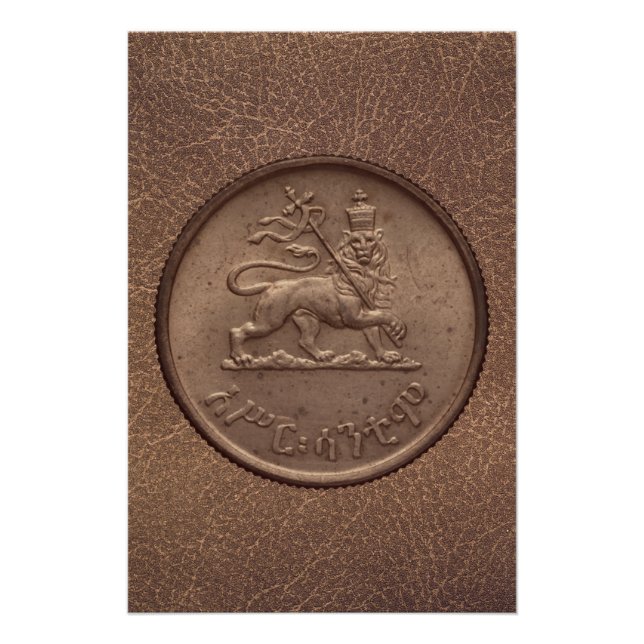 Lion of Judah Jah Rastafari Reggae Roots Poster (Vorderseite)