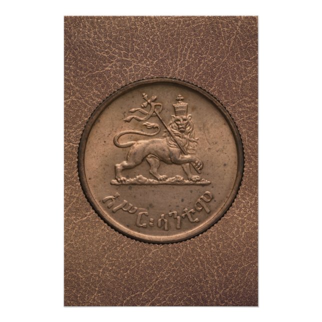 Lion of Judah Jah Rastafari Reggae Roots Poster (Vorderseite)