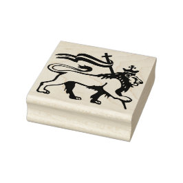 Lion of Judah - Jah Rastafari - Reggae Roots Stamp Gummistempel