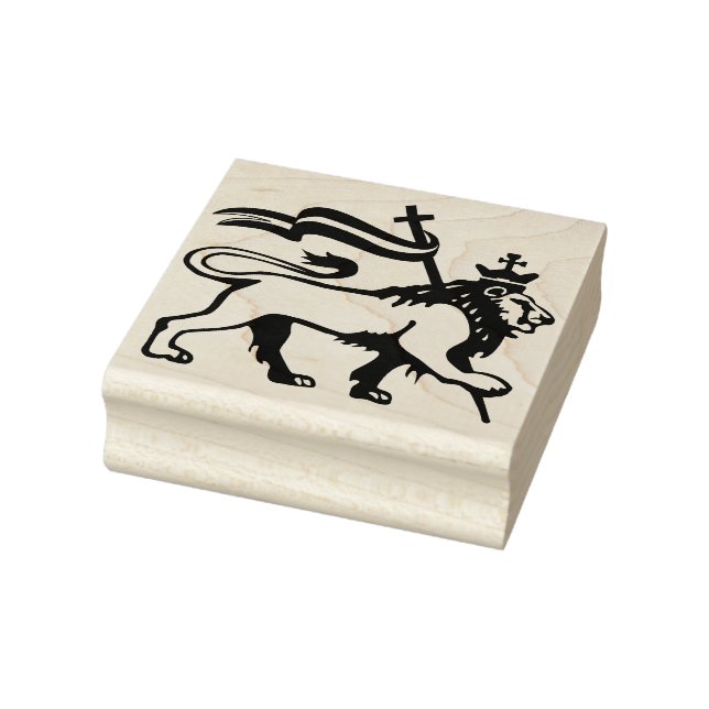 Lion of Judah - Jah Rastafari - Reggae Roots Stamp Gummistempel (Stempel)