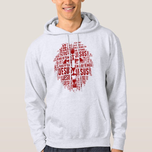 Lion of Judah, Jesus is King of Kings Hoodie (Vorderseite)
