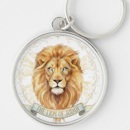 Lion of Judah Keychain - Bold Christian Strength Schlüsselanhänger