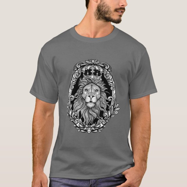 Lion of Judah - Lion - Haile Selassie - Shirt (Vorderseite)