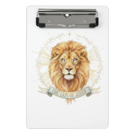 Lion of Judah Mini Clipboard - 6" x 9" Christian Klemmbrett