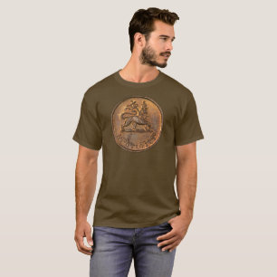 Lion of Judah - Rasta Coin - Reggae Shirt