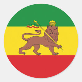 Lion of Judah Rasta Livity Roots Sticker