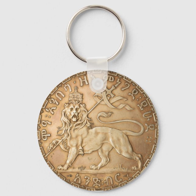 Lion of Judah Rasta Reggae Roots Jah Rastafari  Schlüsselanhänger (Vorderseite)