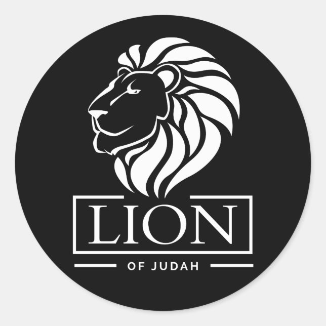 Lion of Judah - Rastafara - Jah Rastafari Sticker (Vorderseite)