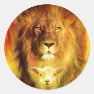 LION OF JUDAH RUNDER AUFKLEBER