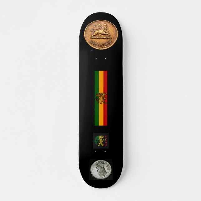 LION OF JUDAH Skateboard, 7¾ Zoll Deck Skateboard (Vorne)