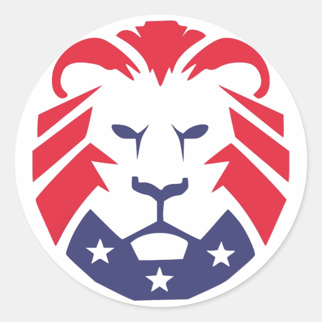 Lion of Patriots Sticker (Vorderseite)