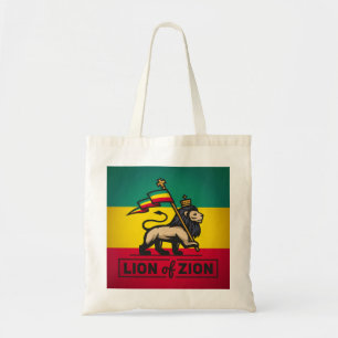 Lion of Zion - Haile Selassie - Rastafari Tote bag Tragetasche