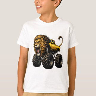 Lion Off Road Monster Truck T-Shirt