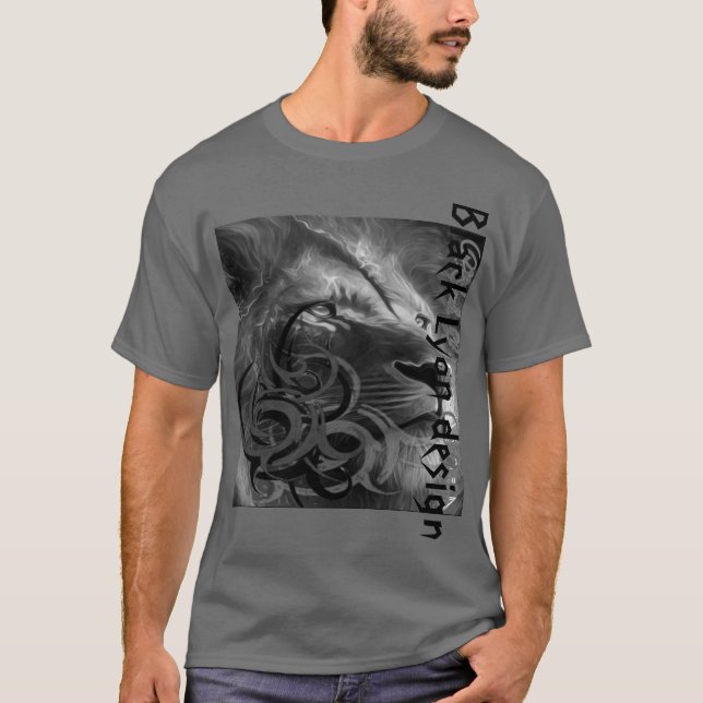 Lion oil Black Lyon design gr3 T-Shirt (Vorderseite)