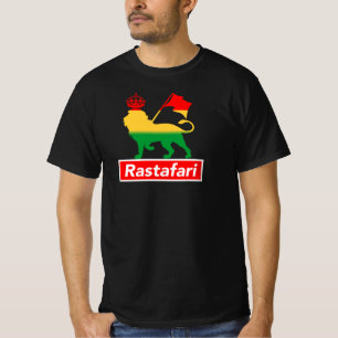 Lion One Liebe One Heart Rastafari Peace Rasta T-Shirt