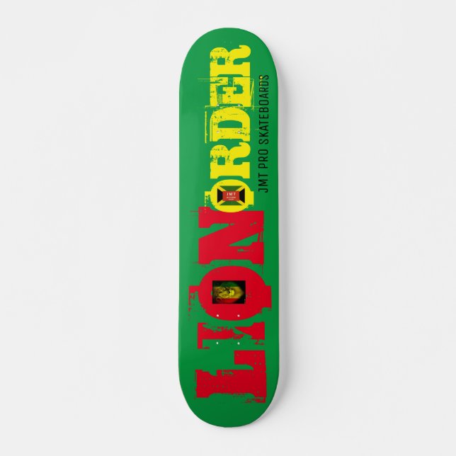 LION ORDER JMT Skateboard, 7¾ Zoll Deck Skateboard (Vorne)