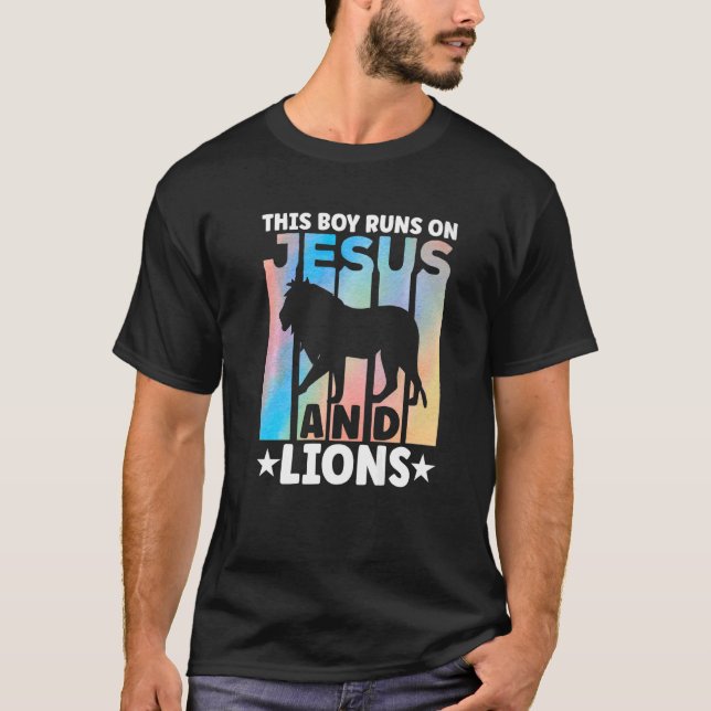 Lion Outfit for Lion Lovers Bekleidung for Boys Pr T-Shirt (Vorderseite)