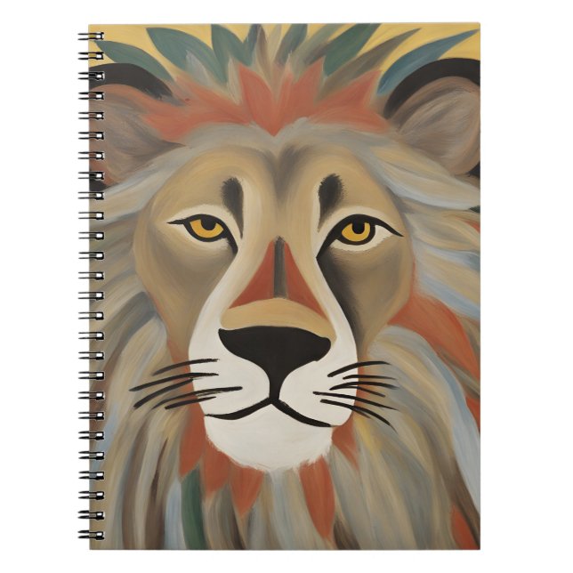 Lion Painting Notizblock (Vorderseite)