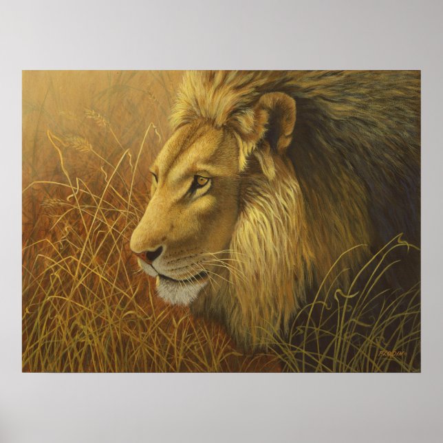 Lion Painting Poster (Vorne)