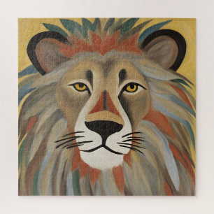 Lion Painting Puzzle